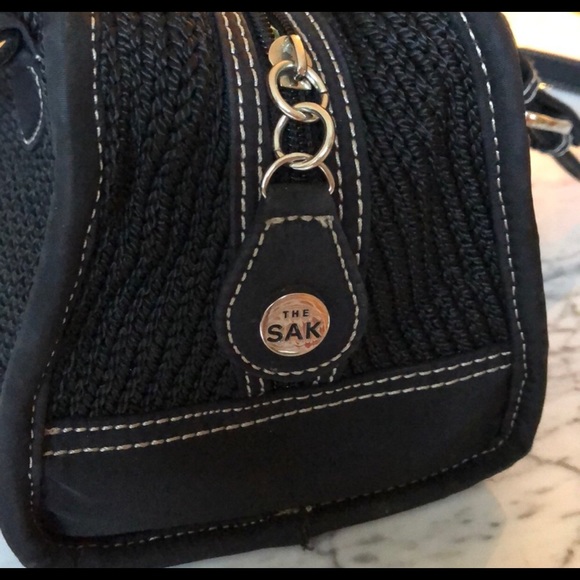 The Sak crochet black shoulder bag - Picture 3 of 5